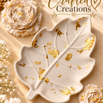 Leaf jewellery tray